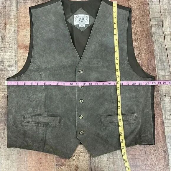 John Ashford Sport Leather Vest - Picture 3 of 7